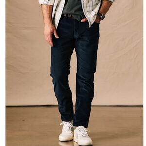 Flint and Tinder 365 Corduroy Pant Navy Slim Fit 33x32